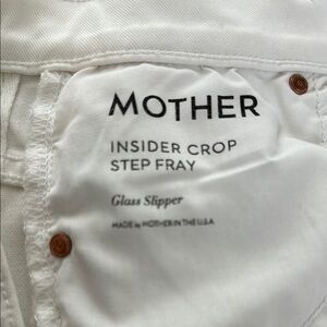 Mother Insider Crop Step Fray Jeans